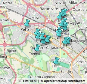 Mappa Gallaratese, 20151 Milano MI, Italia (1.5255)