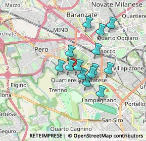 Mappa Gallaratese, 20151 Milano MI, Italia (1.325)