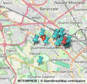 Mappa Gallaratese, 20151 Milano MI, Italia (1.429)