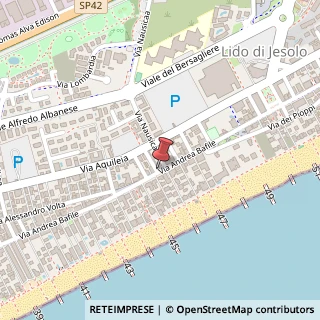 Mappa Via Bafile, 416, 30016 Jesolo, Venezia (Veneto)