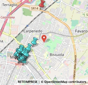 Mappa Via Po, 30174 Venezia VE, Italia (1.257)