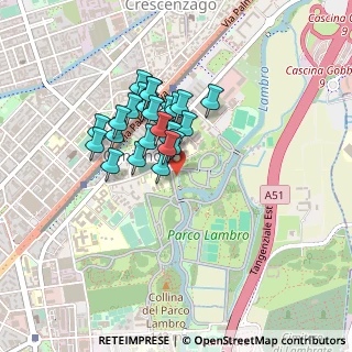 Mappa Via Licata, 20134 Milano MI, Italia (0.316)