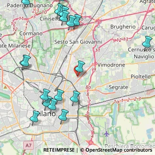 Mappa Via Derna, 20132 Milano MI, Italia (5.953)