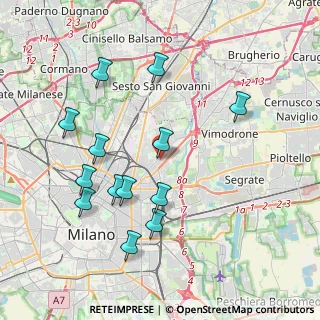 Mappa Via Derna, 20132 Milano MI, Italia (4.03692)