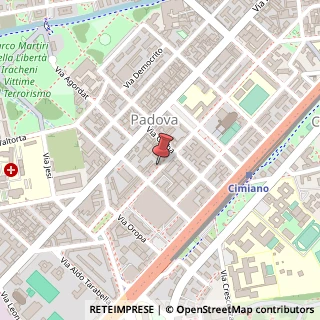 Mappa Via Derna, 21, 20132 Milano, Milano (Lombardia)