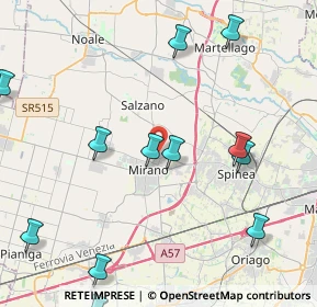 Mappa Via Don Costantino, 30035 Mirano VE, Italia (5.72929)