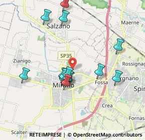 Mappa Via Don Costantino, 30035 Mirano VE, Italia (1.684)
