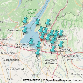 Mappa Via del Donatore, 37017 Lazise VR, Italia (10.57889)