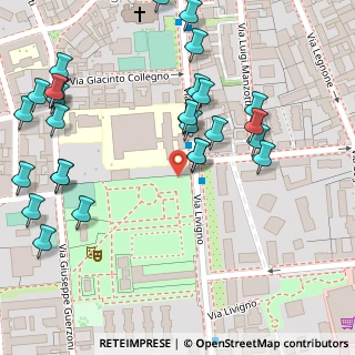 Mappa Via Livigno, 20158 Milano MI, Italia (0.15)