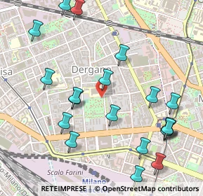 Mappa Via Livigno, 20158 Milano MI, Italia (0.601)