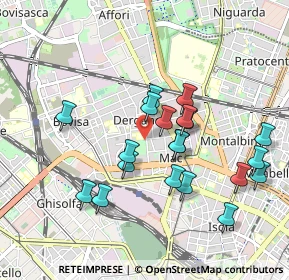 Mappa Via Livigno, 20158 Milano MI, Italia (0.8795)