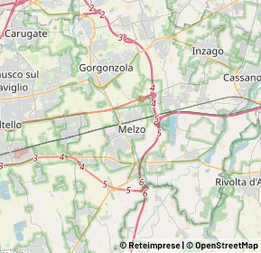 Mappa 20066 Melzo MI, Italia (3.0165)