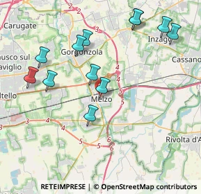 Mappa 20066 Melzo MI, Italia (4.245)