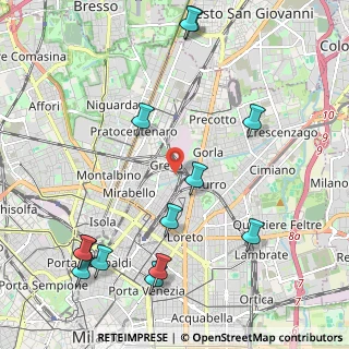 Mappa Via Rho, 20125 Milano MI, Italia (2.62846)