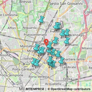 Mappa Via Rho, 20125 Milano MI, Italia (1.605)