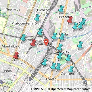 Mappa Via Rho, 20125 Milano MI, Italia (1.1935)