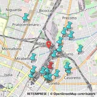 Mappa Via Rho, 20125 Milano MI, Italia (1.17)