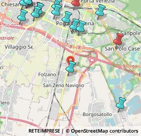 Mappa Via Caselle, 25010 San Zeno Naviglio BS, Italia (2.98941)