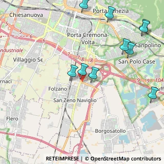 Mappa Via Caselle, 25010 San Zeno Naviglio BS, Italia (2.825)