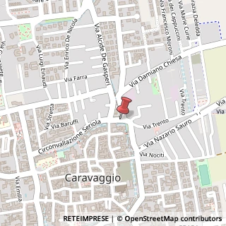 Mappa Circonvallazione Specchio, 20/22, 24043 Caravaggio, Bergamo (Lombardia)