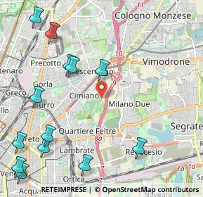 Mappa Viale Giuseppe Marotta, 20132 Milano MI, Italia (2.89615)