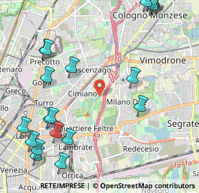 Mappa Viale Giuseppe Marotta, 20132 Milano MI, Italia (2.901)