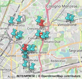 Mappa Viale Giuseppe Marotta, 20132 Milano MI, Italia (2.0845)