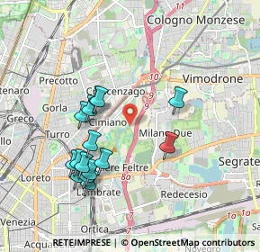 Mappa Viale Giuseppe Marotta, 20132 Milano MI, Italia (1.852)