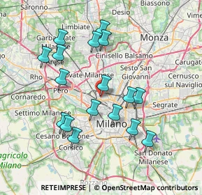 Mappa Via Acerenza, 20158 Milano MI, Italia (7.11647)