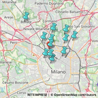 Mappa Via Acerenza, 20157 Milano MI, Italia (2.63833)