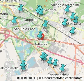 Mappa Via Buffalora, 25129 Brescia BS, Italia (2.5545)