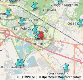 Mappa Via Buffalora, 25129 Brescia BS, Italia (3.09)