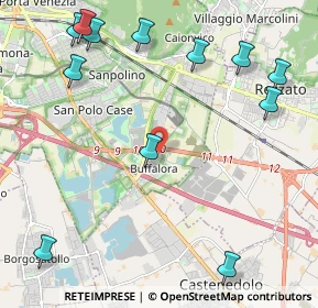 Mappa Via Buffalora, 25129 Brescia BS, Italia (2.80083)
