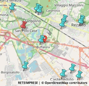 Mappa Via Buffalora, 25129 Brescia BS, Italia (2.85615)