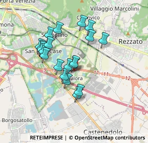 Mappa Via Buffalora, 25129 Brescia BS, Italia (1.484)