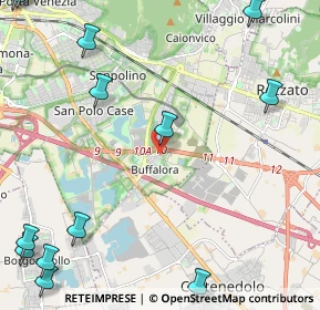 Mappa Via Buffalora, 25129 Brescia BS, Italia (3.53)