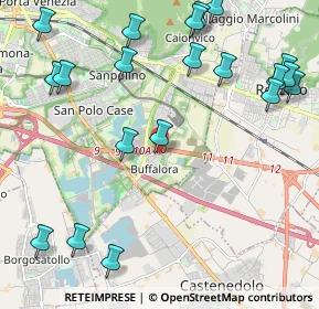 Mappa Via Buffalora, 25129 Brescia BS, Italia (2.7645)