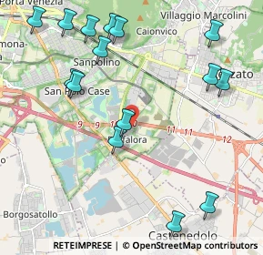 Mappa Via Buffalora, 25129 Brescia BS, Italia (2.54133)