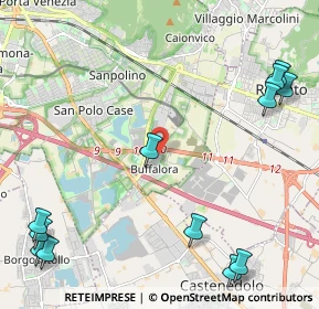 Mappa Via Buffalora, 25129 Brescia BS, Italia (3.14583)