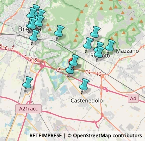 Mappa Via Buffalora, 25129 Brescia BS, Italia (4.19471)