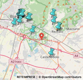 Mappa Via Buffalora, 25129 Brescia BS, Italia (4.916)