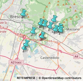 Mappa Via Buffalora, 25129 Brescia BS, Italia (2.88154)
