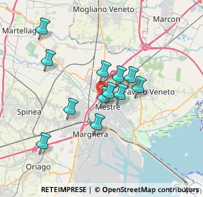 Mappa 30174 Mestre VE, Italia (2.78833)
