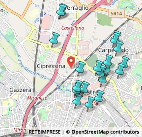 Mappa 30174 Mestre VE, Italia (1.0355)