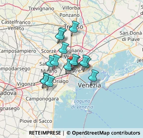 Mappa 30174 Mestre VE, Italia (8.90333)