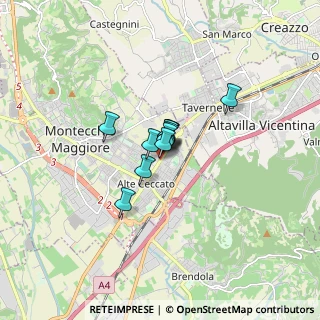 Mappa Via Bruschi, 36075 Montecchio Maggiore VI, Italia (0.72818)