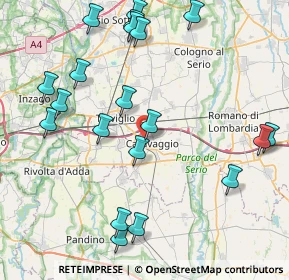 Mappa SP ex Strada Statale, 24043 Caravaggio BG, Italia (9.6055)