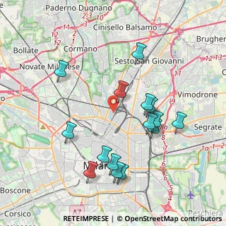 Mappa Via Privata Umberto Fracchia, 20125 Milano MI, Italia (3.97333)
