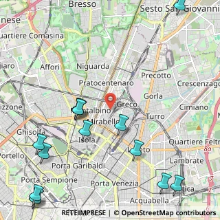 Mappa Via Privata Umberto Fracchia, 20125 Milano MI, Italia (3.08)