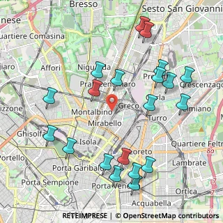Mappa Via Privata Umberto Fracchia, 20125 Milano MI, Italia (2.3235)